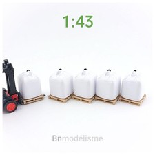 Lot 5 Palettes Big Bags, Modélisme Chantier Chargement Camion Transport Maquette