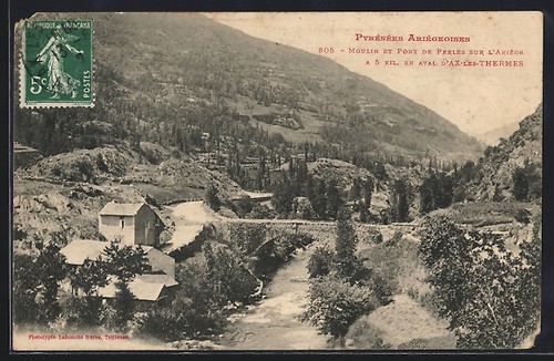 Cpa les thermes moulin et - cpa,