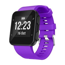 Bracelet de montre de sport en silicone pour Garmin Forerunner 35 (violet)