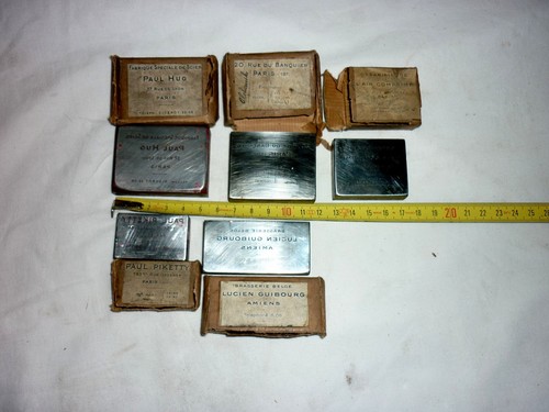 Lot plaque sceau matrice - 5,