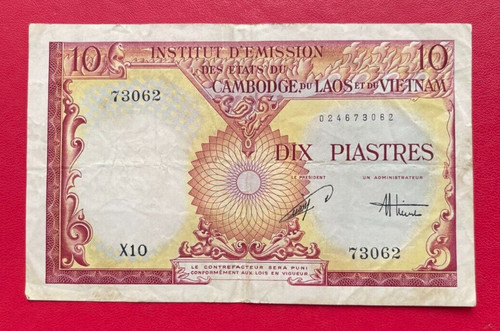 Billet piastres institut - billet,
