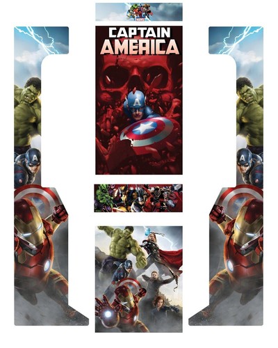 Stickers dartcab marvel jeu - stickers,