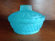 PORTIEUX VERRE Bleuté en