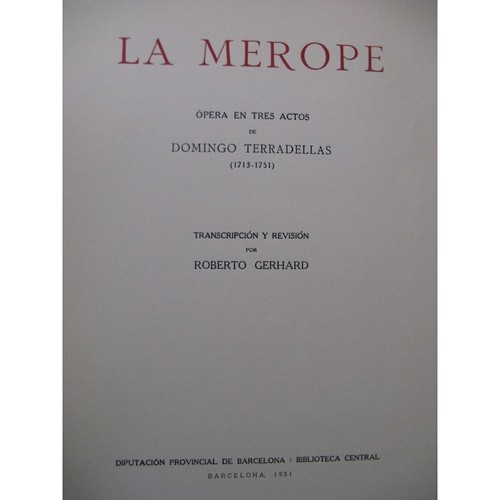 Terradellas domingo merope - domingo, la