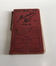 GUIDE MICHELIN  ITALIE  1957  