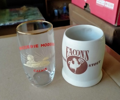 Verre chope biére facon - verre,