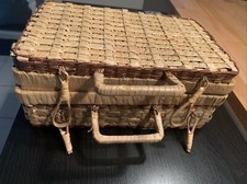 Valise Mallette Panier en osier rotin bambou