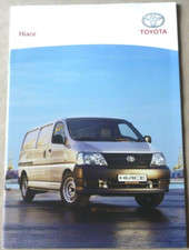 2007 TOYOTA HIACE Hi-Ace Catalogue 32p Brochure Prospekt Folder Dépliant French
