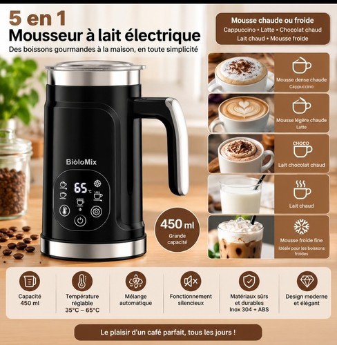 Mousseur lait automatique - mousseur,