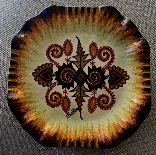 Belle assiette motif - belle,
