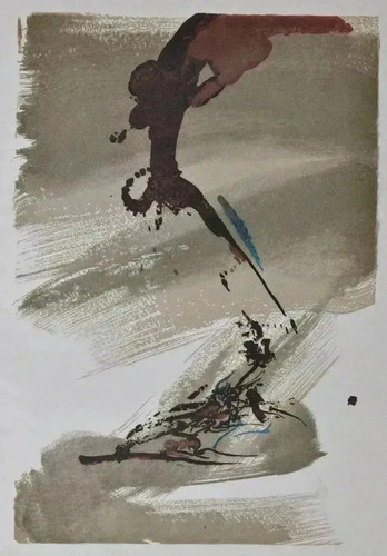 Zao wou écho gravure - zao, :