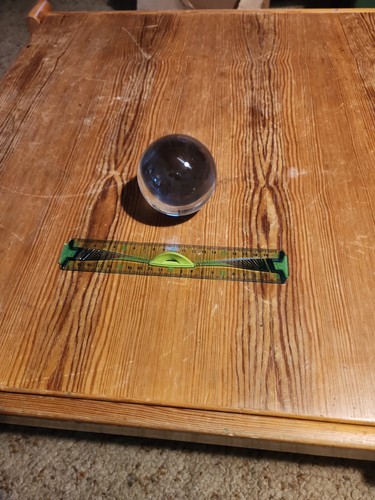 Boule verre facon cristal - facon,