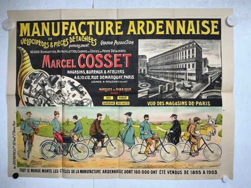 Rare affiche ancienne - , cycle