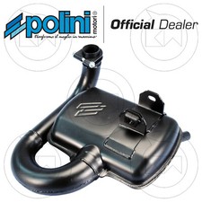 200.2018 Silencieux Échappement Expansion Polini Original Noir Pour VESPA Px 125