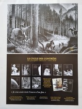 Schuiten / Poster A3 pour la promotion du Cycle des Contrées de Jacques Abeille