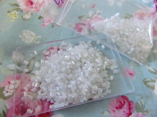 Perles rocaille tube verre - de,