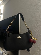 Sac coach teri cuir noir