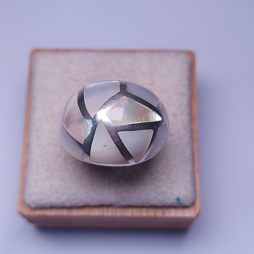 Ancienne bague nacre et - bague,,