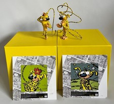 FRANQUIN - FIGURINES MA MARSUPILAMIE ET MARSUPILAMI SEDUCTION - FARIBOLES - 2006