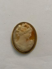 Ancienne broche Camée Femme