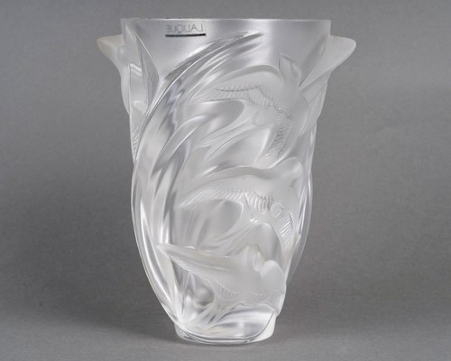Vase martinet cristal lalique - cristal,