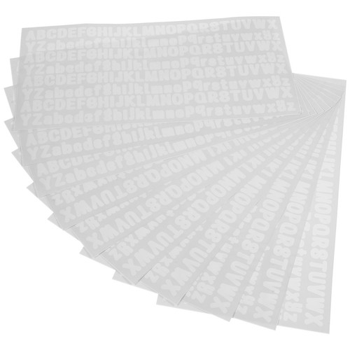 Sheets autocollant alphabet - sheets,