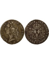 France Louis XV - Ecu Argent
