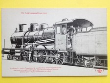 cpa LOCOMOTIVE Cie de l'Est Construite en 1903 TRAIN RAIL Chemin de Fer Railway