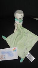 doudou mouchoir hérisson gris vert rayé MOTS D'ENFANTS - état NEUF - 5 dispo