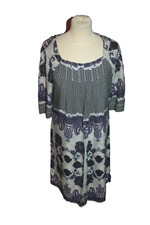 ROBE IMPRIMEE FEMME  °°° JACQUELINE RIU  °°° TAILLE 38