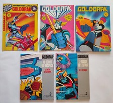 Poster goldorak Comics Vignettes magazines Bd teleguide G.P. Rouge et or