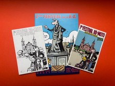 MARGERIN LUCIEN CATALOGUE ET CARTES POSTALES FESTIVAL BD SAINT DIE ETAT NEUF