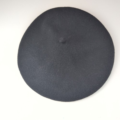 Woolmark béret homme - noir, en