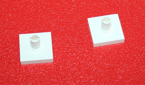Lego white tile 2x2 - 2, with