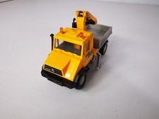 Camion Grue Miniature Welly 1/64 – 12cm – Bon État – Collection