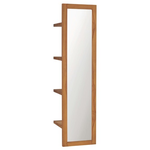 Bois teck massif miroir - bois, de