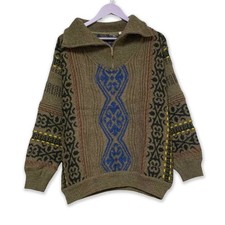 Pull Vintage 48% Laine Marron