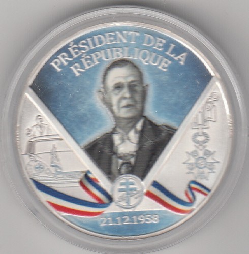 France médaille argent - médaille,