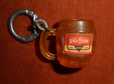 Porte-clés Jolie chope bière PILS BRAU RONA DE LUXE - Brasserie Waroquier- ANOR