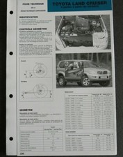 Fiche technique automobile carrosserie TOYOTA LAND CRUISER 5 portes à partir 03