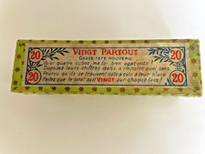 Jeu d' adresse casse tete fin 19eme début 20eme " 20partout"