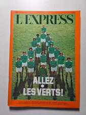Magazine L'EXPRESS #1296 10 mai 1976 Allez les verts Saint Etienne Robert Herbin