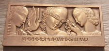 Médaille Bronze Les Secrets du Bonheur Vernon Art Déco