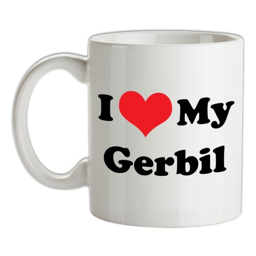 Aime tasse gerbille - gerbille,