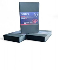 Sony Betacam SP BCT-10MA Video Cassette Bande Metal Lot de 10 Neuves
