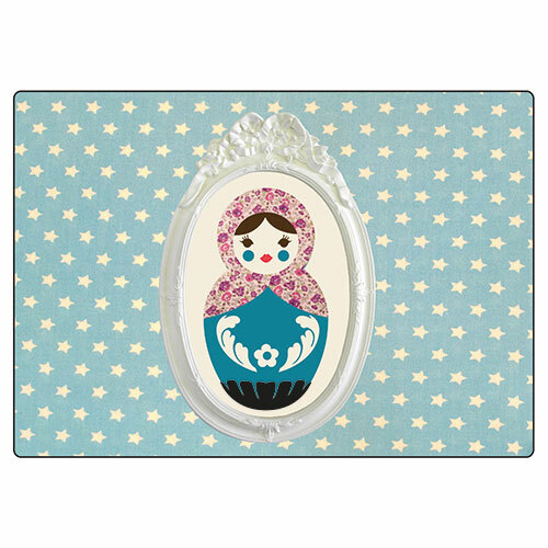 Tapis souris poupée russe - souris,