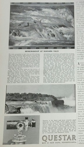 Questar telescope magazine - magazine, ad