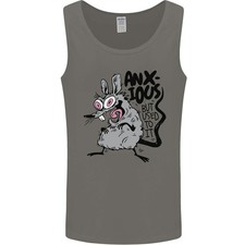 Débardeur Pour Hommes Avec Un Rat Anxieux Drôle