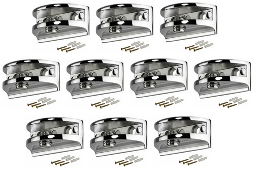 10x glashalter chrom - 10x,
