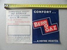 Butane BERROGAZ Guide Brochure Vintage